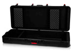 Gator Cases GTSA-KEY76D Keyboard Case for Extra Deep 76-note Keyboards with Wheels - Hollywood DJ