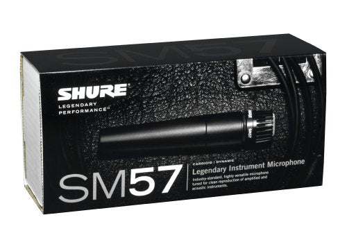 Shure SM57-LC Cardioid Dynamic Microphone | Open Box - Hollywood DJ