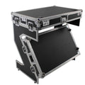 ProX XS-ZTABLE JR, Portable DJ Workstation & Flight Case Table With Wheels - Hollywood DJ