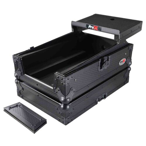 ProX XS-RANE-72-LTBL-MK2 DJ Mixer Road Case With Laptop Shelf for Rane 72 and 70 - 11" - Hollywood DJ