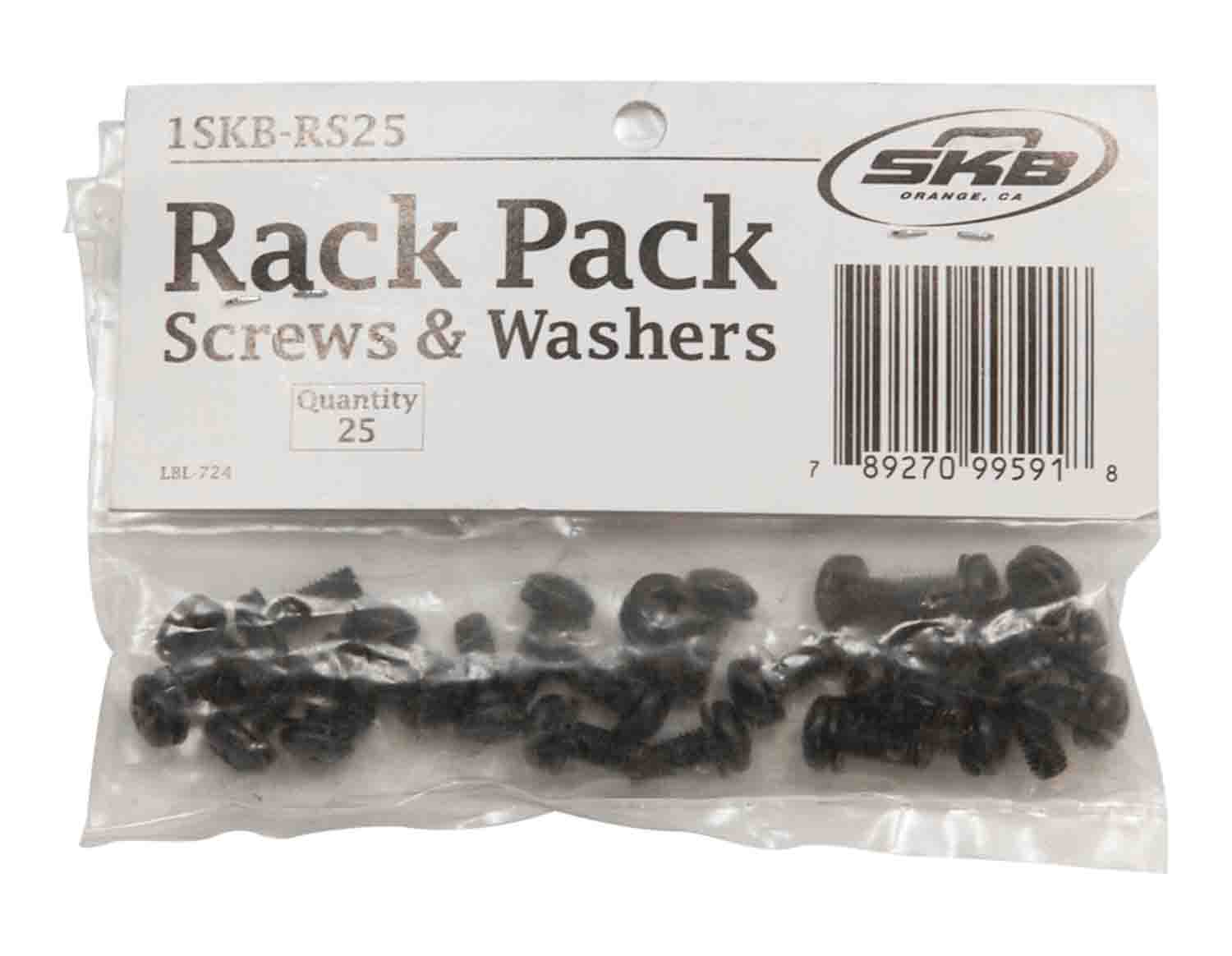 SKB Cases 1SKB-RS25 Rack Screws and Washers - Hollywood DJ
