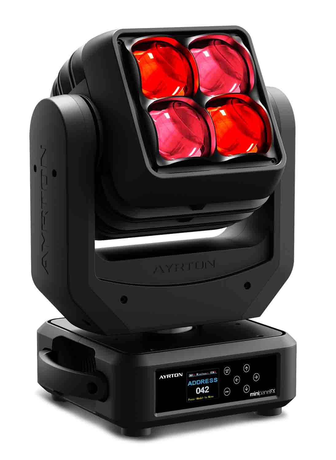 Aytron MiniPanel-FX- 220W RGBW LED Moving Head Beam/Wash - 3.6 to 53 Degree Zoom - Hollywood DJ