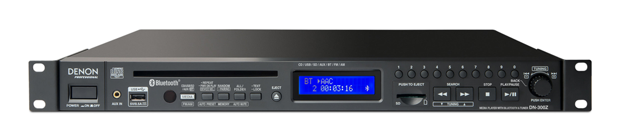 Denon Professional DN-300Z Audio Recording and Playback Media Player Denon DJ