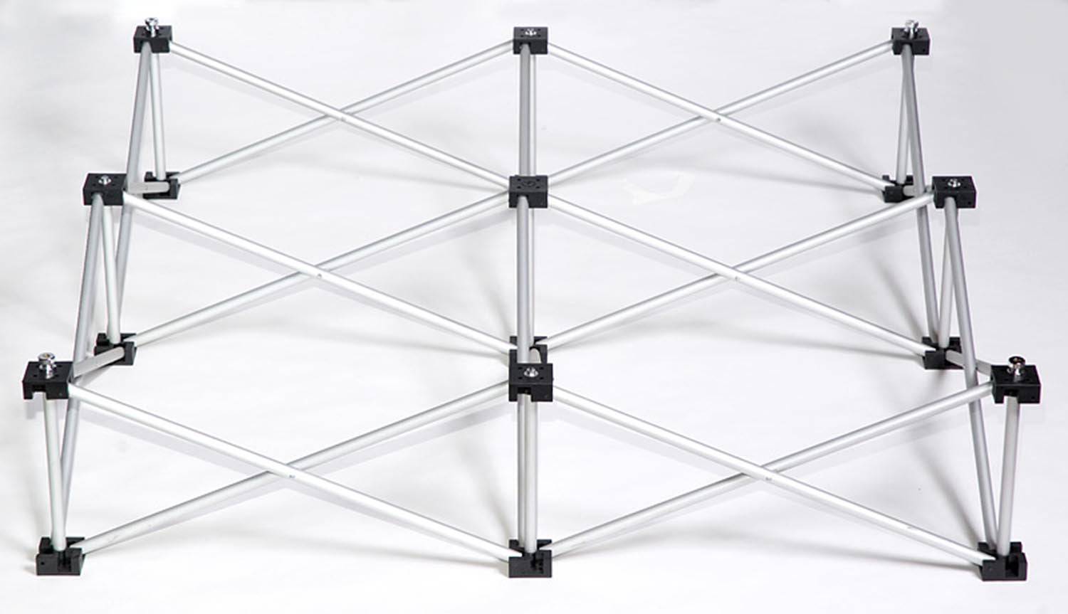 IntelliStage IS3X3X8, 8 Inches High Riser for 3FT x 3FT Square Stage Platform - Hollywood DJ
