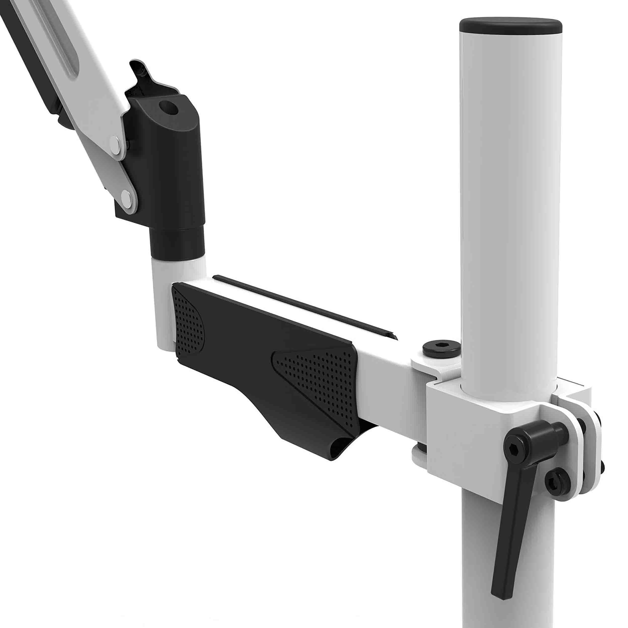 Odyssey LSCT01W Laptop Mount Arm Stand in White - Hollywood DJ