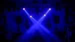 JMAZ JZ3006 Crazy Beam 40 Fusion LED Moving Head With 12 Tri-Color (RGB) LED Ring - Hollywood DJ