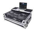 ProX XS-DDJFLX10 WLT Flight Style Road Case fPioneer DDJ-FLX10 DJ Controller with Laptop Shelf - Hollywood DJ