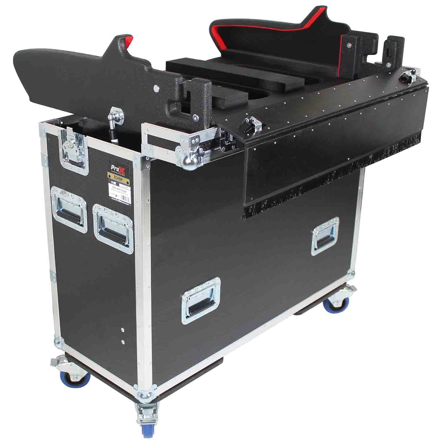 ProX XZF-AH-S5000-LMA Hydraulic Lift DJ Case For Allen and Heath DLive S5000 Console - Hollywood DJ
