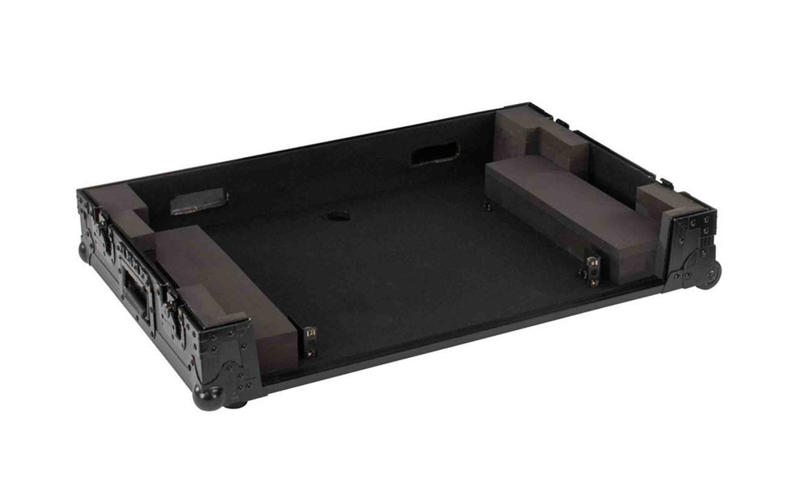 Odyssey FZDDJFLX10CWBL, Black Label 1U Flight Case For DDJ-FLX10 Controller with Corner Wheels - Hollywood DJ