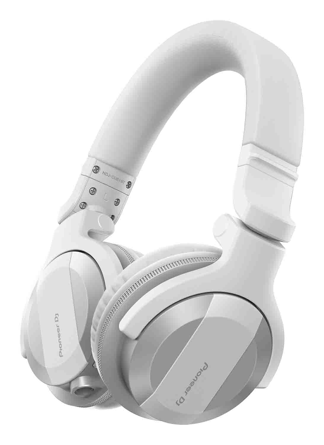 B-Stock: Pioneer DJ HDJ-CUE1BT-W On-Ear DJ Headphones with Bluetooth - White Pioneer DJ