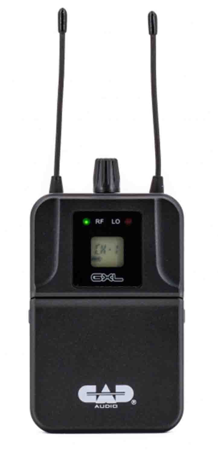 CAD Audio GXLIEM Wireless In Ear Monitor System Includes MEB1 Earbuds, Rack Mount Ears and Antenna Relocation Kit - Hollywood DJ