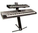 Ultimate Support Apex AX-48 Pro, Portable Column Keyboard Stand - Black - Hollywood DJ