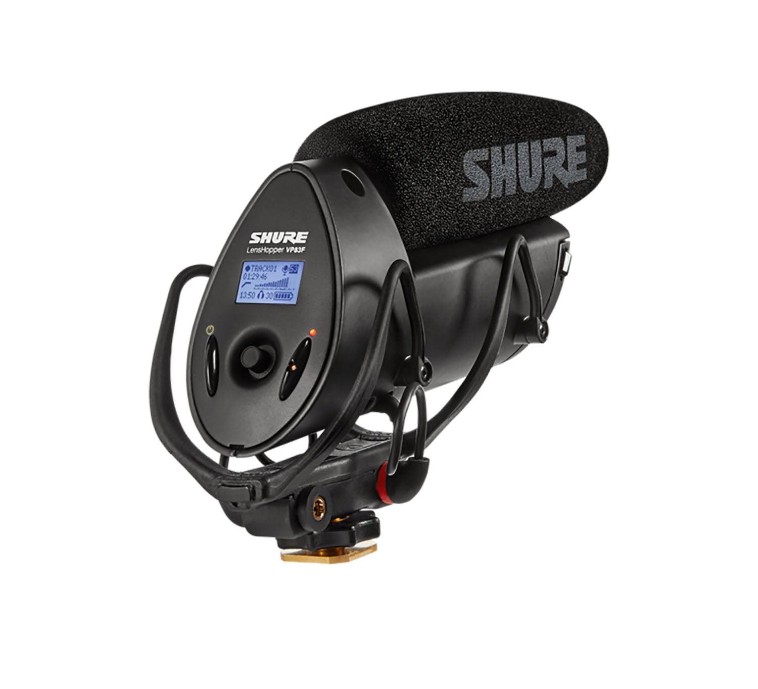 Shure VP83F LensHopper Camera-Mount Condenser Microphone with Integrated Flash Recording - Hollywood DJ