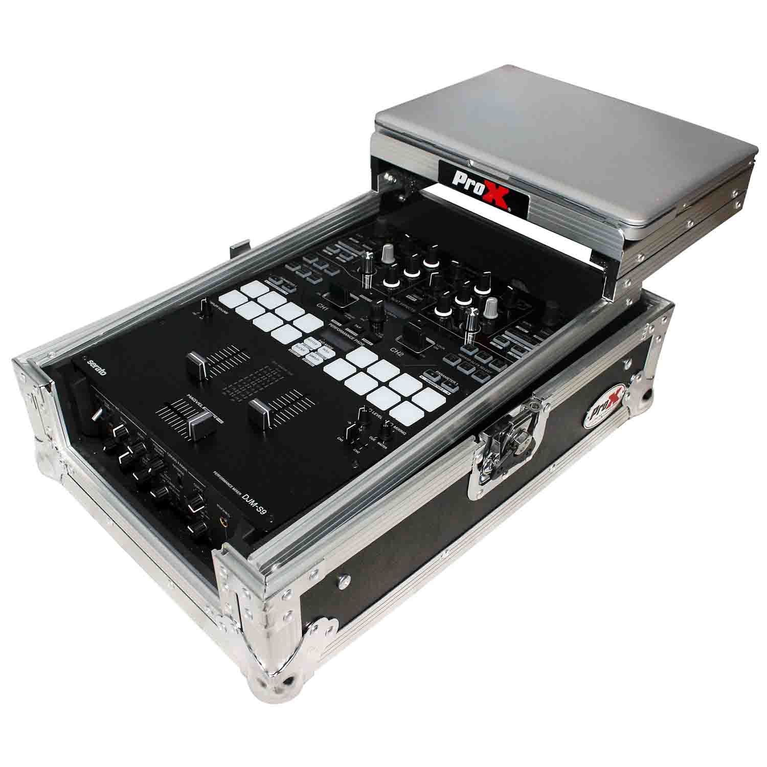 ProX XS-DJMS9LT DJ Flight Case For Pioneer DJM-S9 Mixer With Sliding Laptop Shelf by ProX Cases