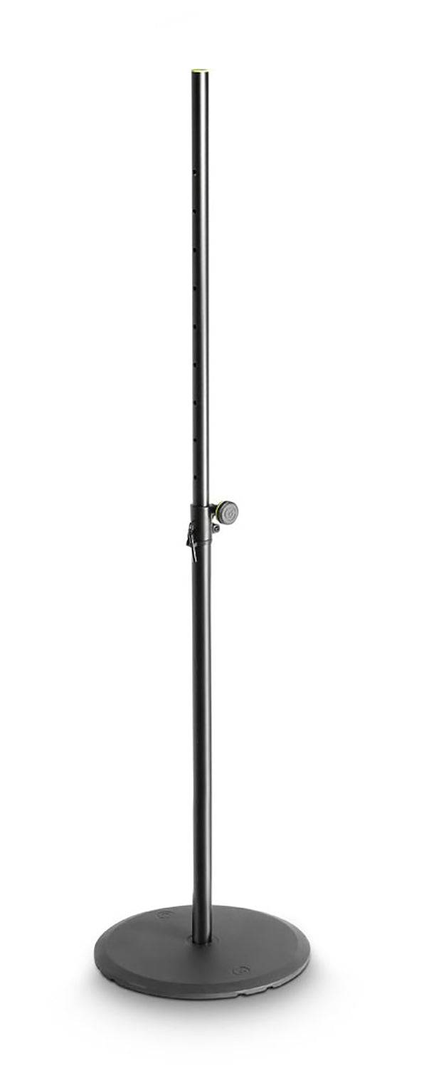 Gravity GSSPWBSET1, Speaker Stand With Plate Base And Weight Plate Made Of Cast Iron - Hollywood DJ