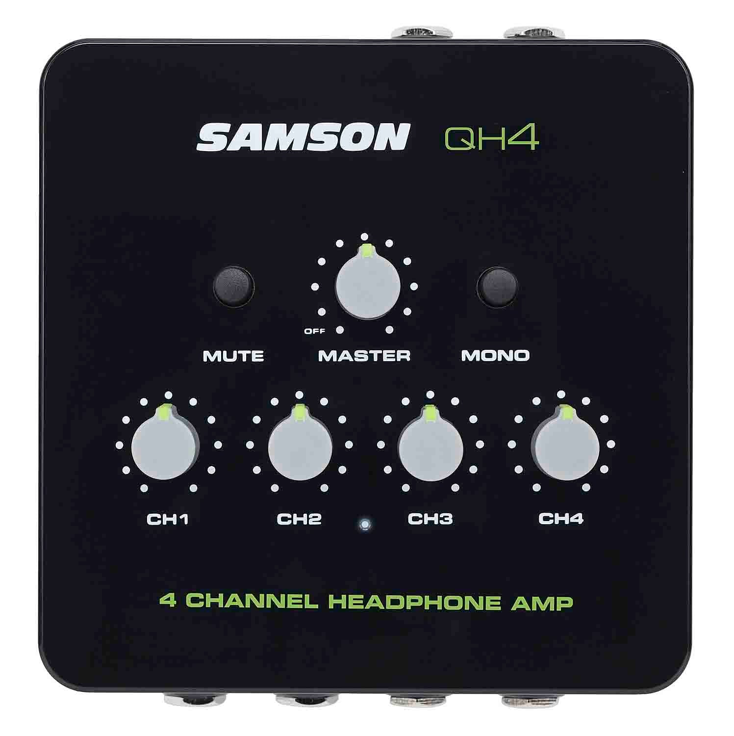 Samson QH4, 4-Channel Headphone Amplifier - Hollywood DJ