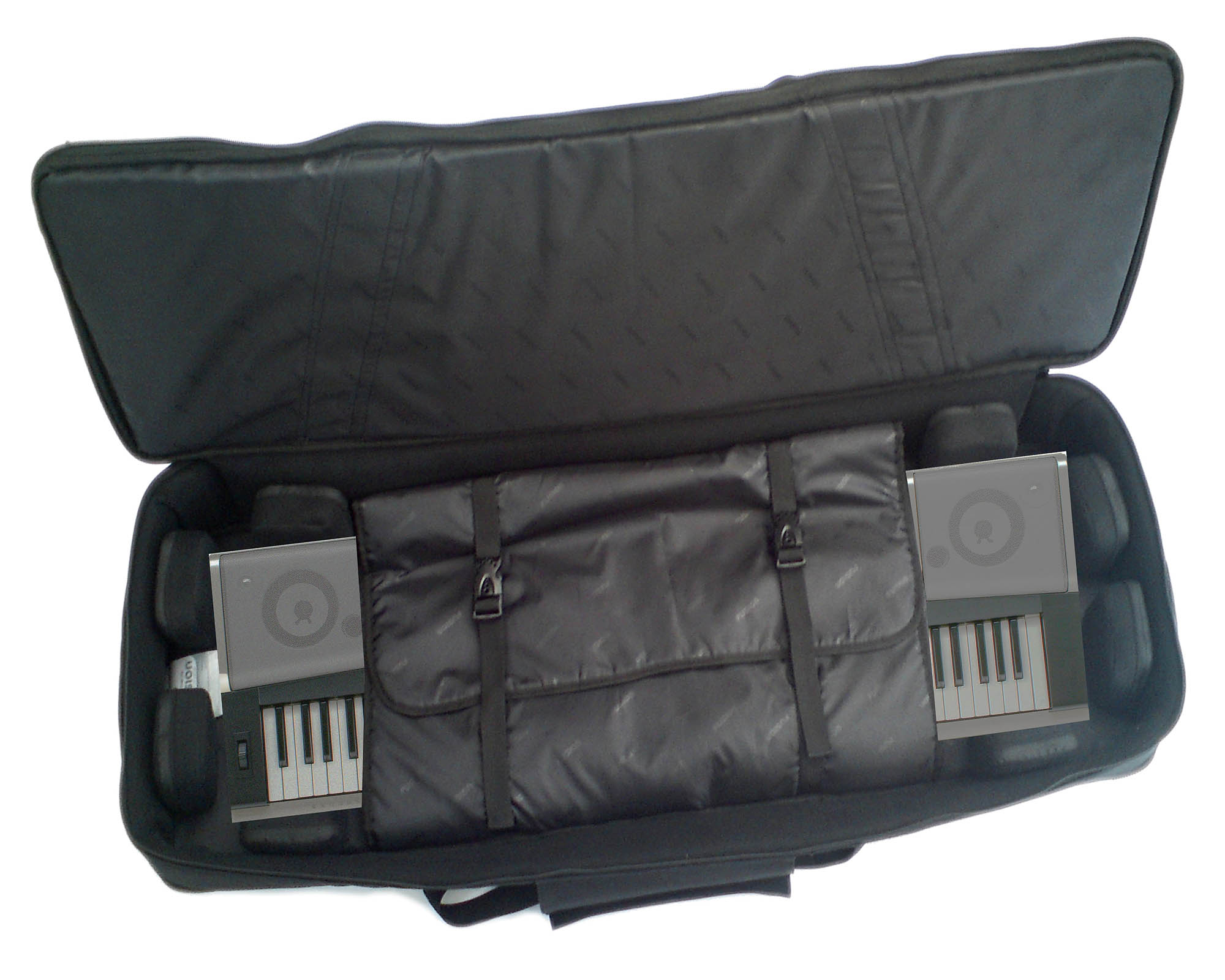 Fusion F3-25 K 12 B, Gig Bag for Keyboard 16 And Workstations - Hollywood DJ