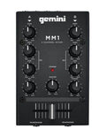 Gemini Sound MM1, 2-Channel Pocket-Sized DJ Mixer - Hollywood DJ