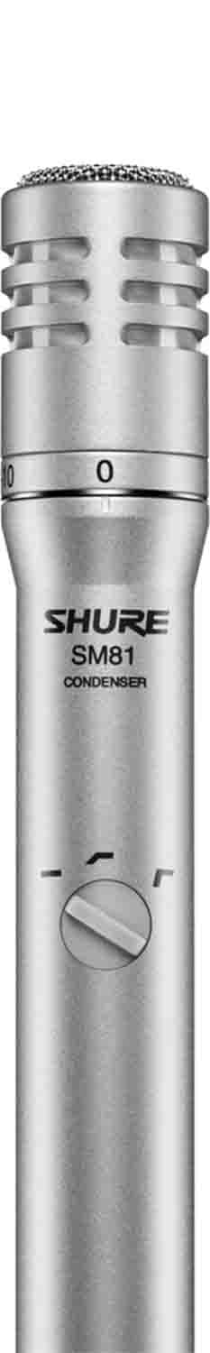 Open Box - Shure SM81-LC, Cardioid Condenser  Instrument Microphone - Hollywood DJ