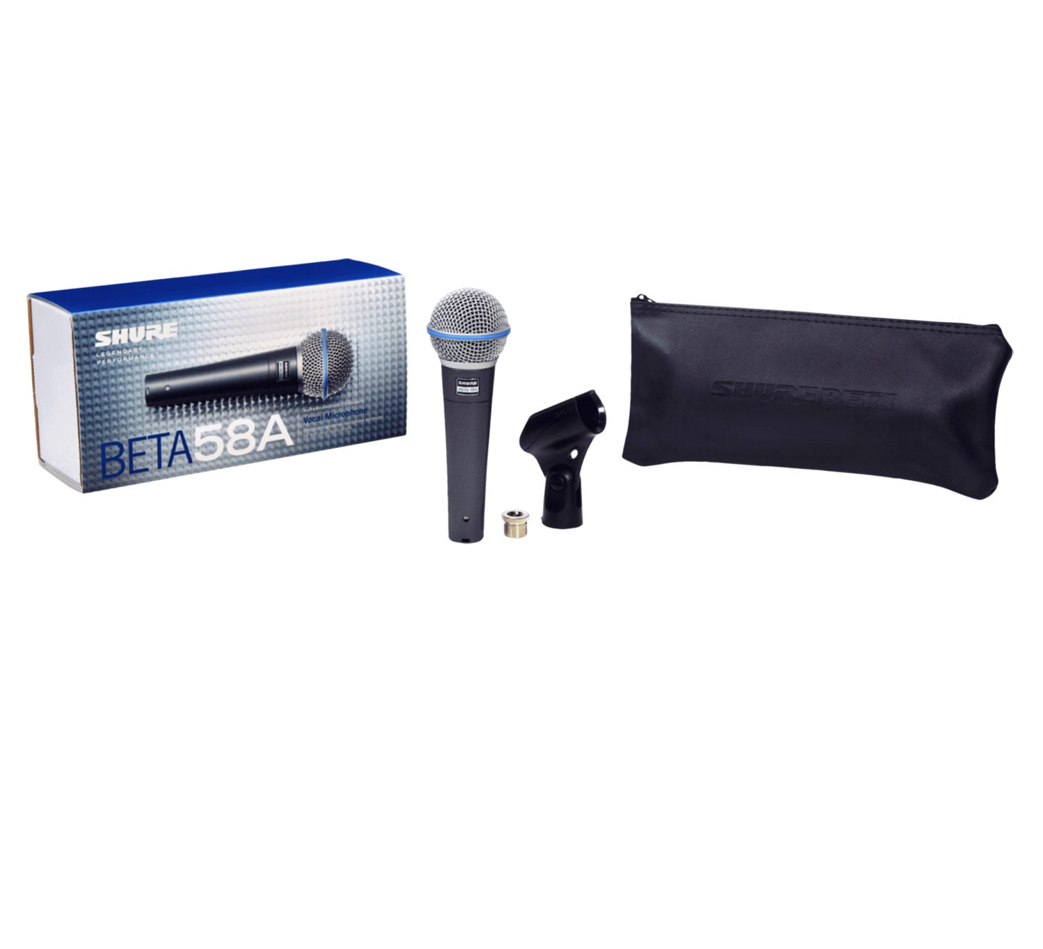Shure BETA 58A Supercardioid Dynamic Vocal Microphone - Hollywood DJ