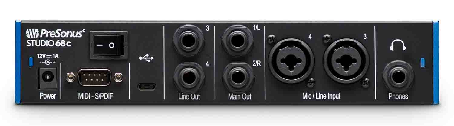 Presonus STUDIO 68C USB-C Compatible Audio Interface - Hollywood DJ