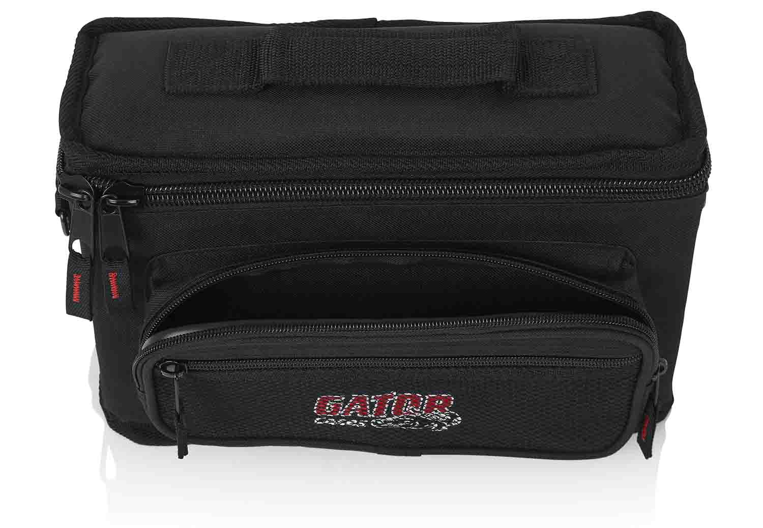 Gator Cases GM-4 DJ Bag for 4 Microphones with Exterior Pockets for Cables - Hollywood DJ