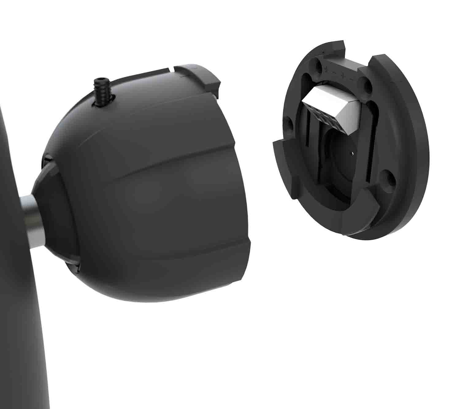 LD Systems DQOR 5 T B, 5" Two-Way Passive In/Out Door Installation Loudspeaker 16 Ohm, 70/100 V - Black, Pair - Hollywood DJ