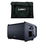 QSC LA112, 12" Powered Line Array Loudspeaker Package with Transport Tote QSC