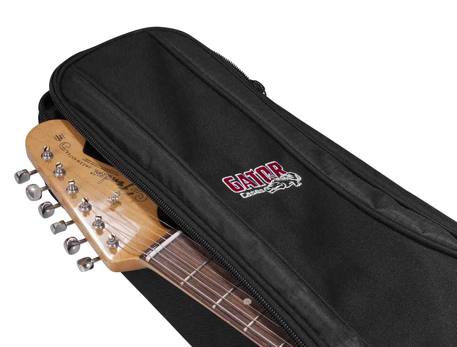 Gator Cases GB-4G-JMASTER 4G Style Gig Bag for Jazzmaster Guitars with Adjustable Backpack Straps - Hollywood DJ