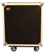 Gator Cases G-TOUR SHK12 CA, 12U Shock Road Rack Case with Casters - Hollywood DJ