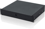 Gator GRW-DRW2 Standard Lockable 2U Drawer, 14.2″ Deep - Hollywood DJ