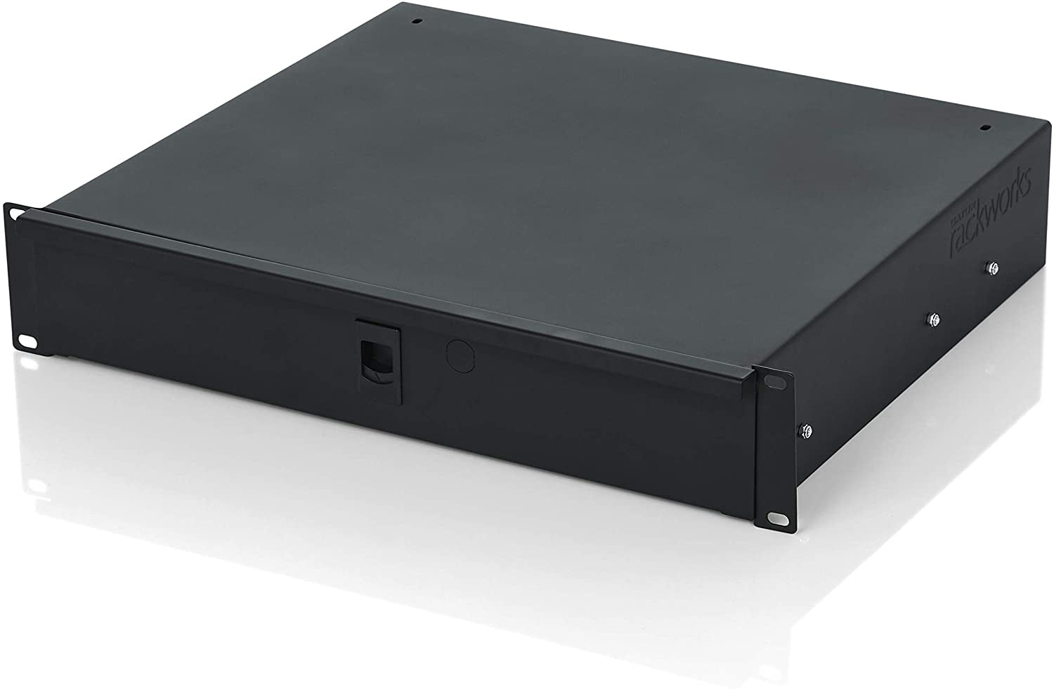 Gator GRW-DRW2 Standard Lockable 2U Drawer, 14.2″ Deep - Hollywood DJ