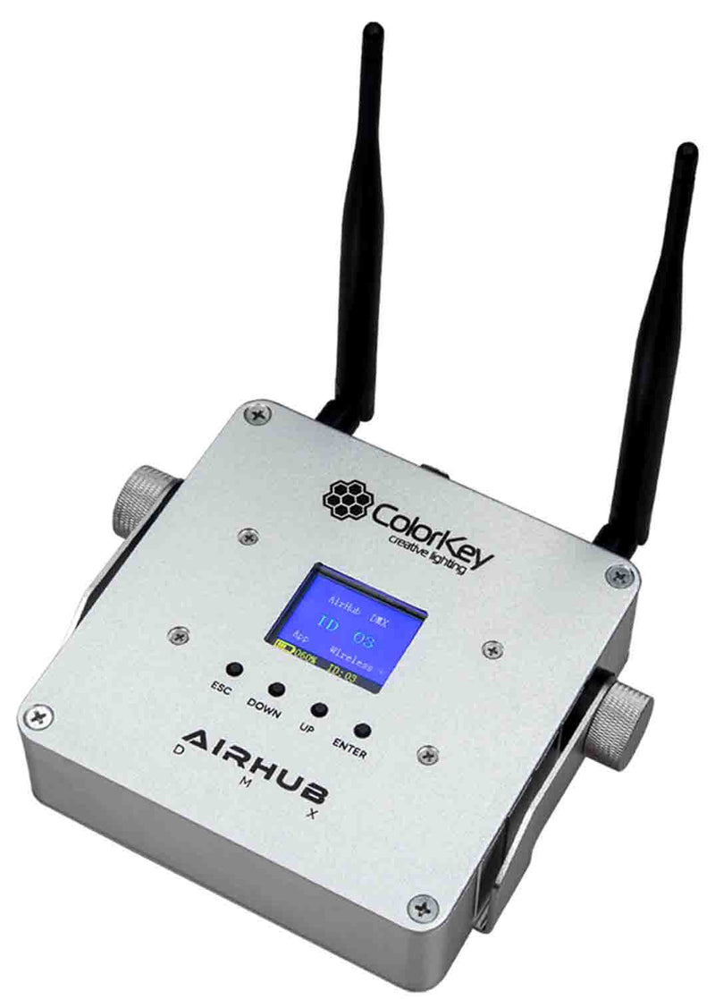Colorkey CKU-7010 AirHub DMX Battery Powered W-DMX Transceiver - Hollywood DJ