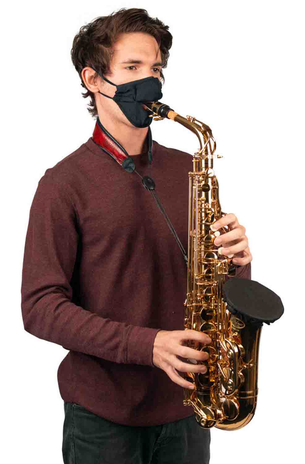 Gator Cases GBOM-SMALLBK Small Wind Instrument Face Mask - Hollywood DJ