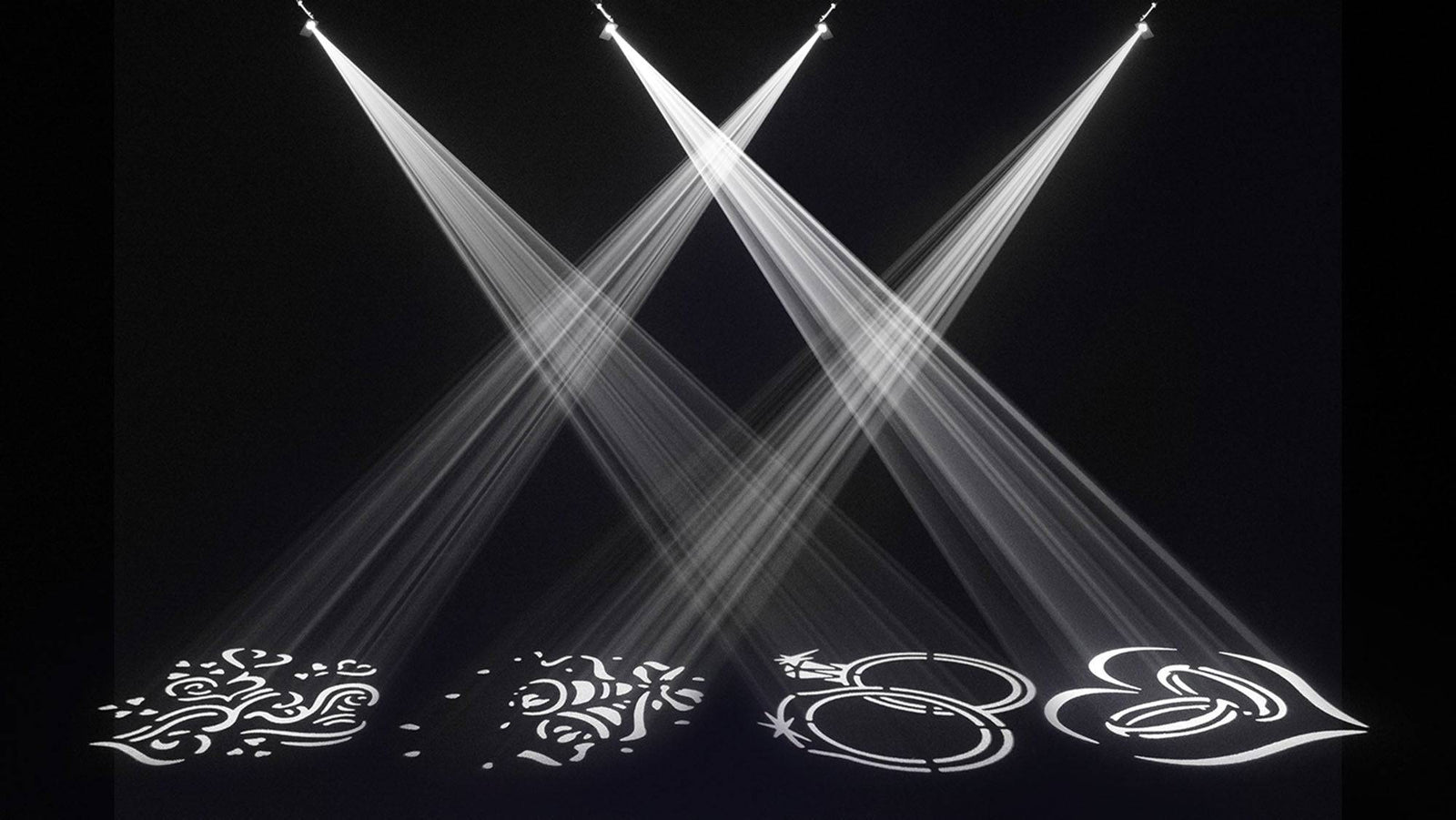 Chauvet DJ EZGOBO EZGOBO Battery-Powered LED Gobo Projector w/Manual Zoom DJ Effect Light - Hollywood DJ