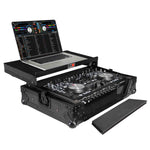 B-Stock: ProX XS-DNMC6000LTBL DJ Flight Case for Denon DNMC6000 - MC6000MK2 Digital Controller - Black on Black - Hollywood DJ