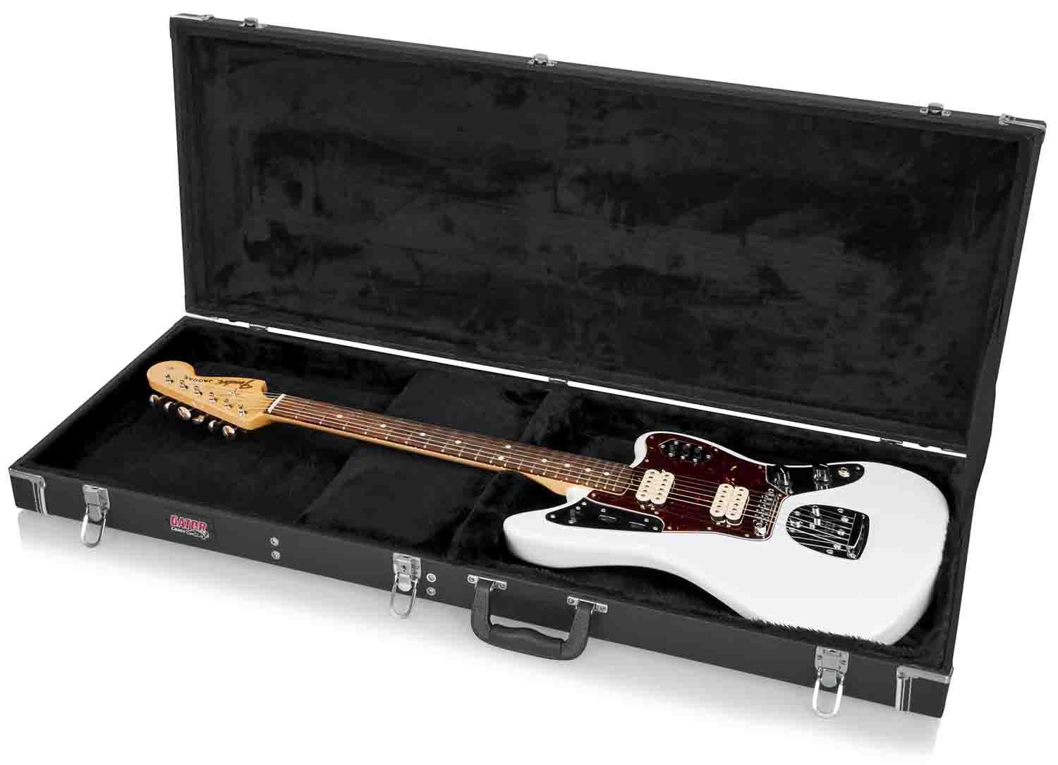 Gator Cases GW-JAG Deluxe Wood Case for Jaguar Style Guitar - Hollywood DJ