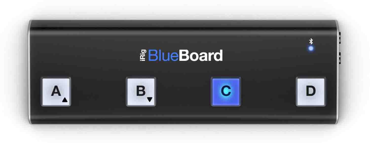 IK Multimedia iRig BlueBoard, Bluetooth MIDI Pedal Board - Hollywood DJ