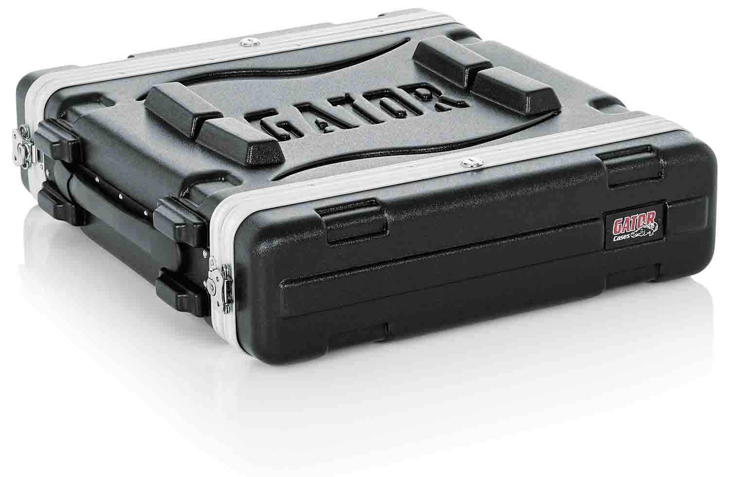 Gator Cases GR-2L Standard Molded 2U Audio Rack Case 19″ Deep - Hollywood DJ
