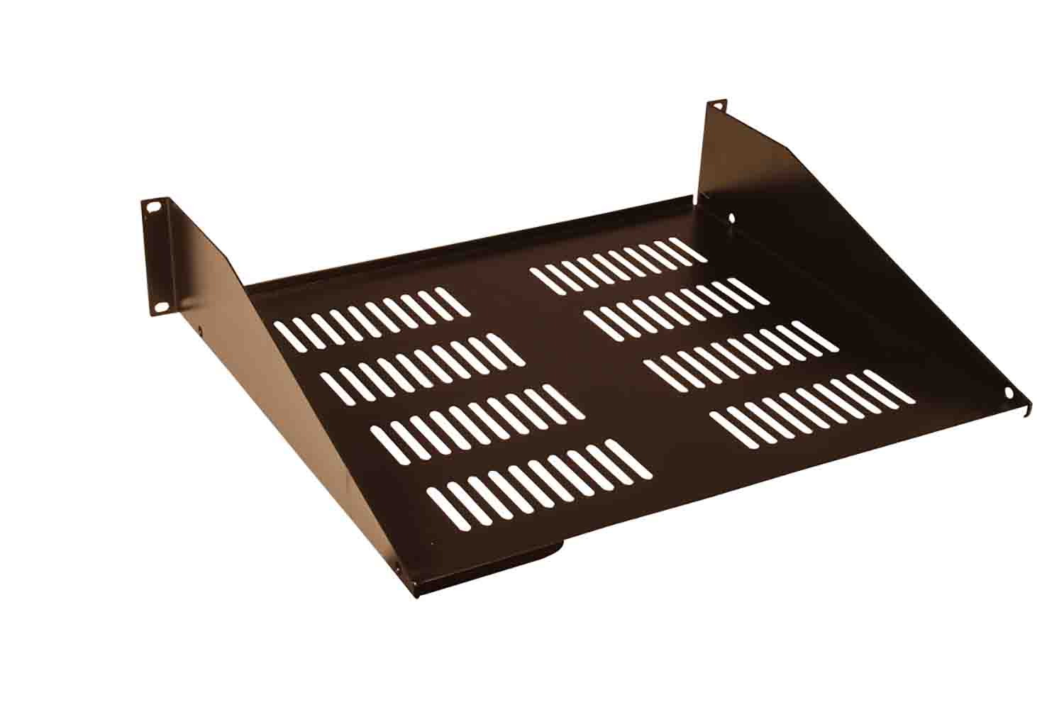 Gator Cases GRW-SHELFVNT2 Rackworks Utility 2U Vented Shelf - 15″ Deep - Hollywood DJ