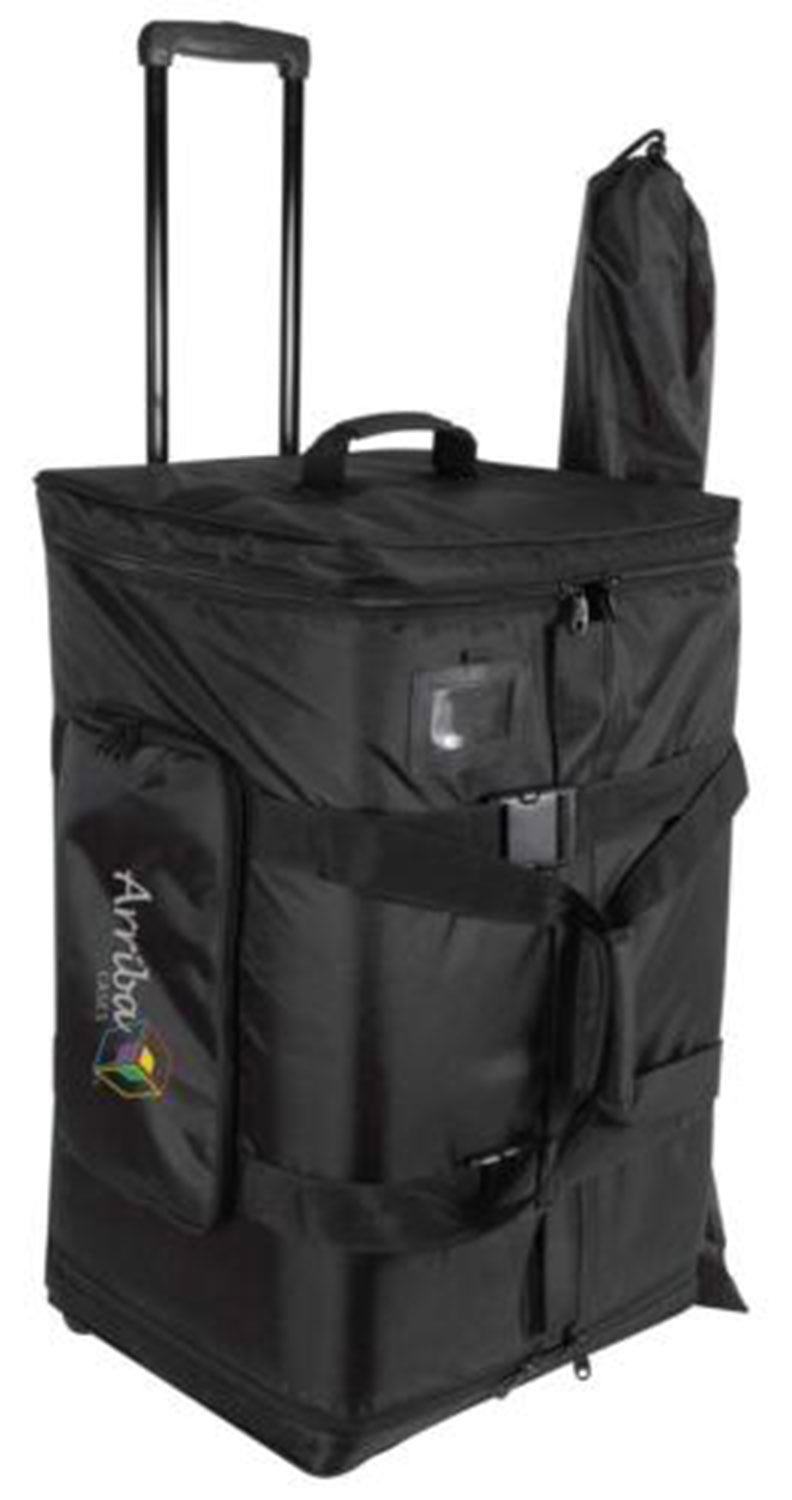 Arriba Cases AS185 Rolling Bag for 15 inch Speakers - Hollywood DJ