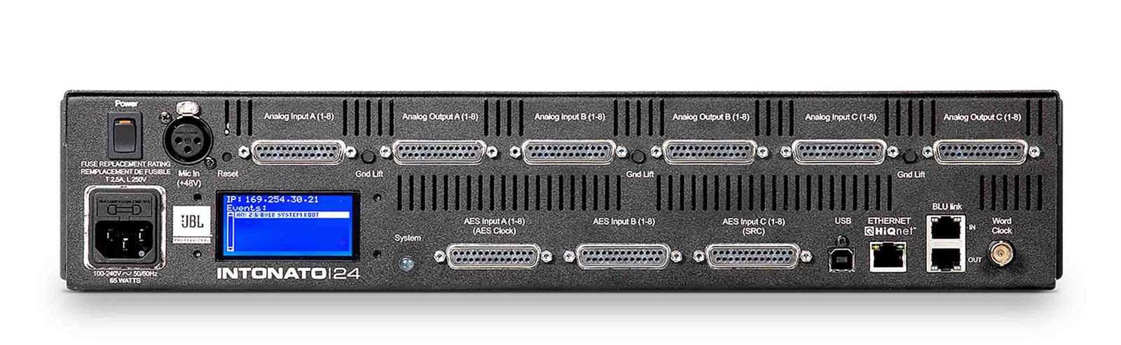 JBL INTONATO24FX, 24-Channel Monitor Management Tuning System by JBL