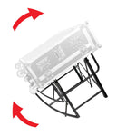 ProX X-EZTILT, EZ-Tilt Lifting-Rolling Stand for Audio and Lighting Consoles - Hollywood DJ