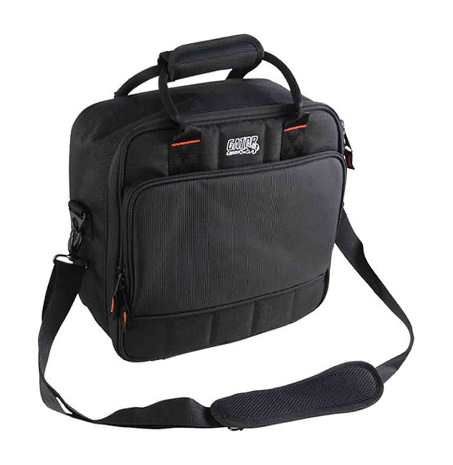 Gator Cases G-MIXERBAG-1212 Updated Padded Nylon DJ Bag for Mixer and DJ Equipment - 12″ X 12″ X 5.5″ - Hollywood DJ