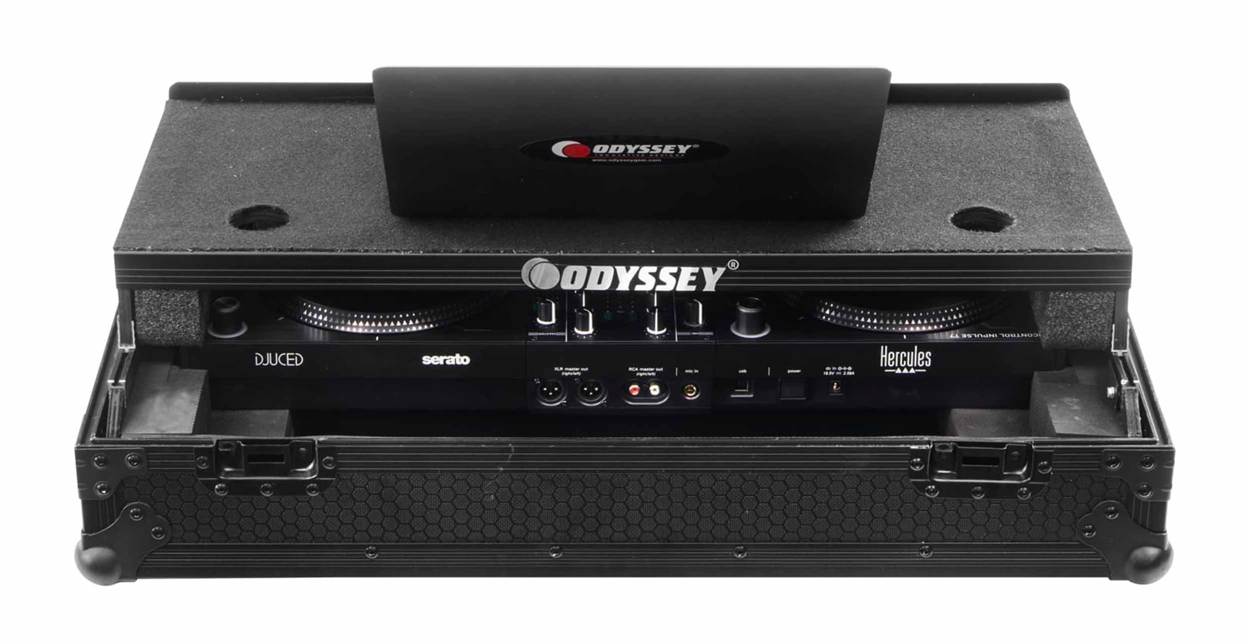 Odyssey 810363, Industrial Board Glide Style 1U Case for Hercules DJ Control Inpulse T7 - Hollywood DJ
