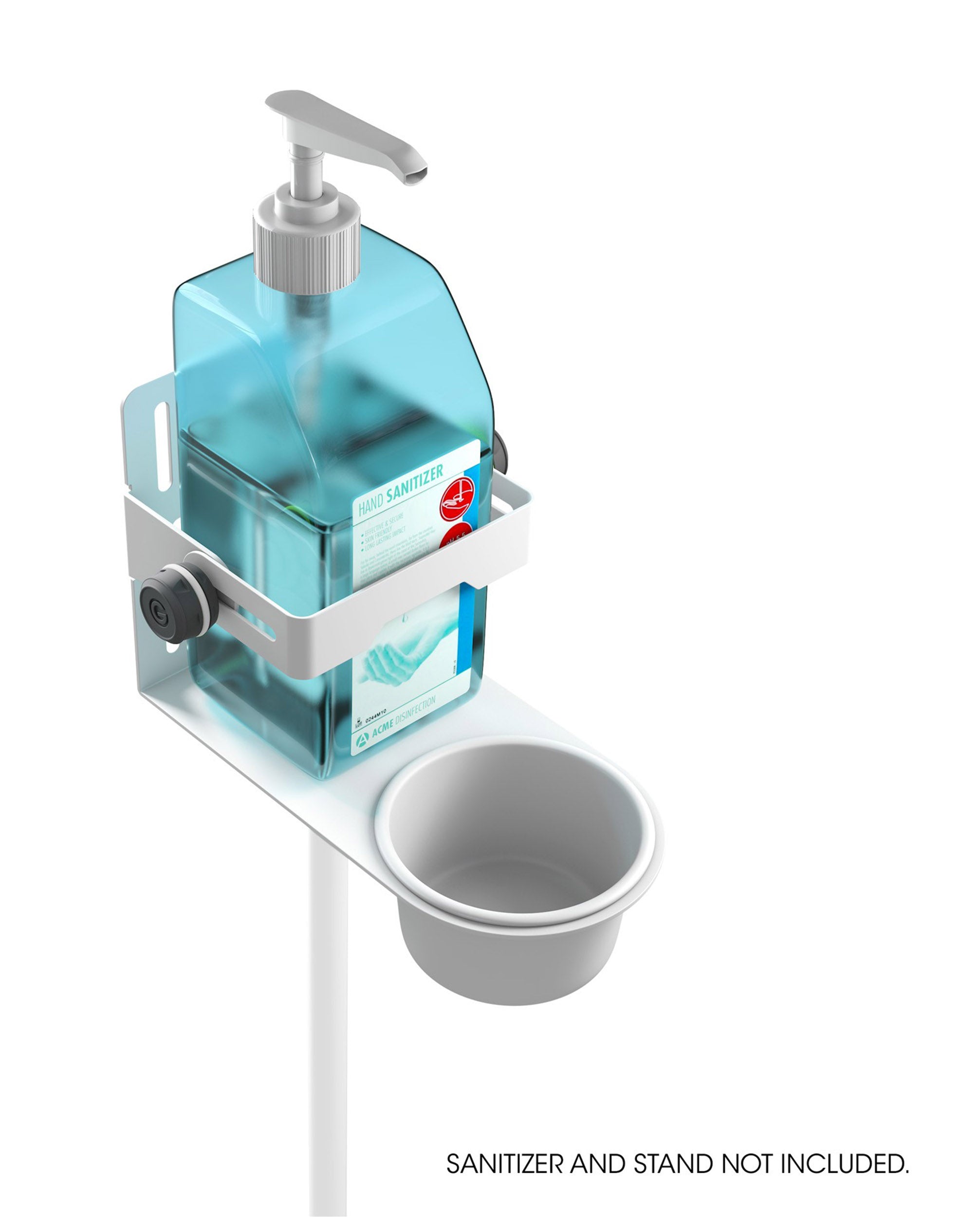 Gravity MA DIS 01 B, Universal Disinfectant-Holder - White - Hollywood DJ