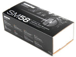 Shure SM58-LC Dynamic Vocal Microphone Cardioid Pickup 50Hz-15kHz Response Stand Adapter Zippered Carrying Case | Open Box - Hollywood DJ