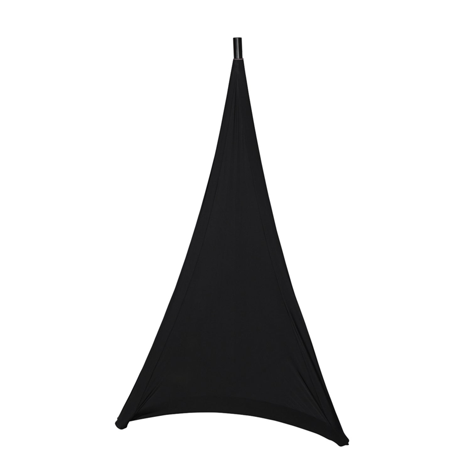 JBL Bags STAND-STRETCH-COVER-BK-1 Stretchy Black Tripod Stand Cover - 1 Side - Hollywood DJ