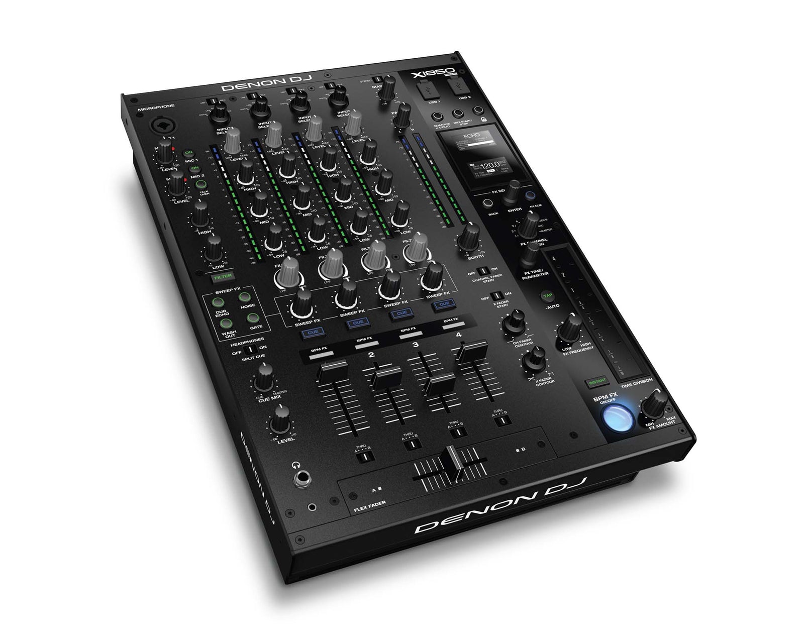 Denon X1850PRIME Professional 4-Channel DJ Club Mixer - Hollywood DJ