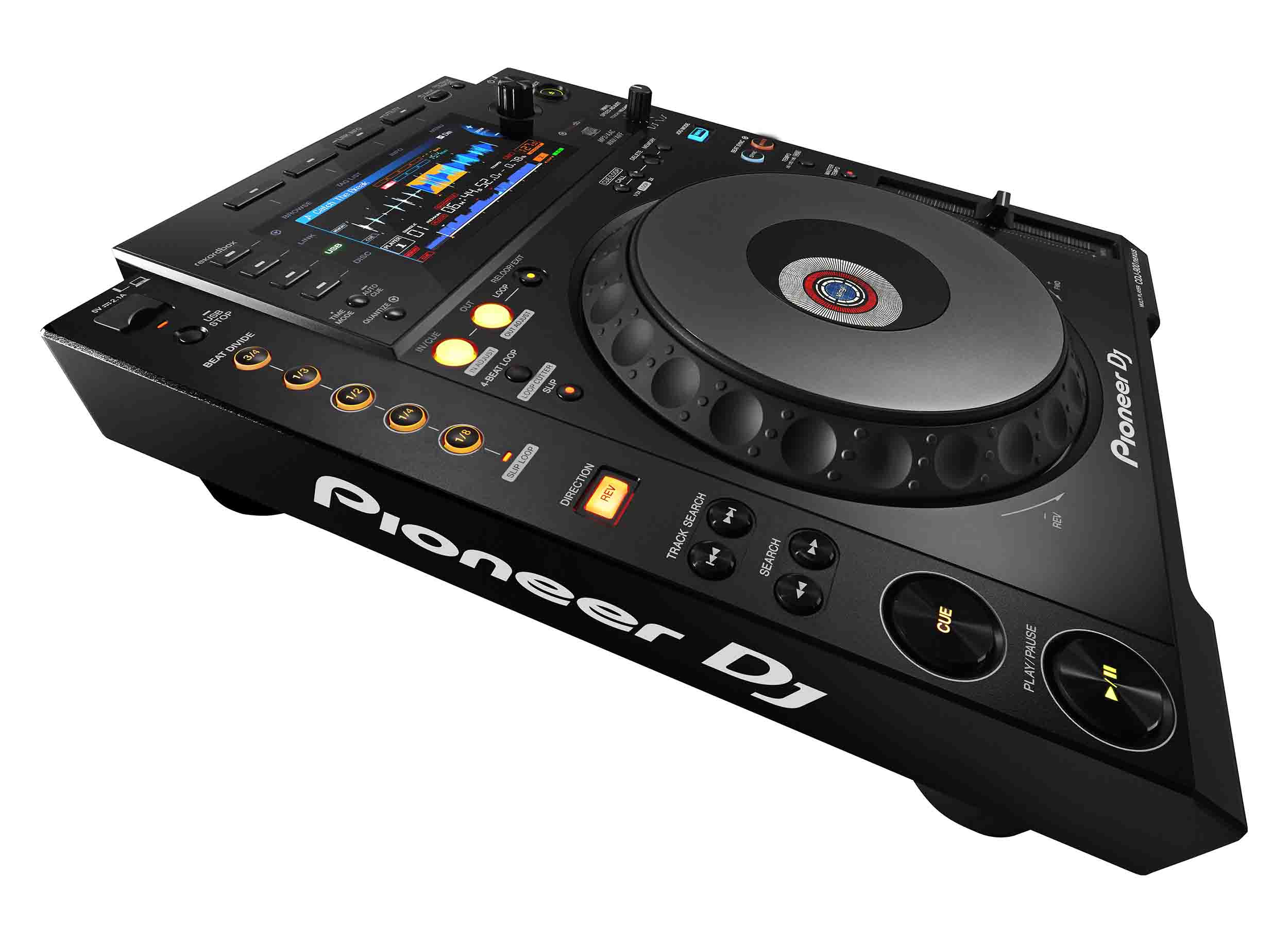 Pioneer DJ CDJ-900NXS Multi Player Package with 2-Channel DJ Mixer and Laptop Stand Pioneer DJ